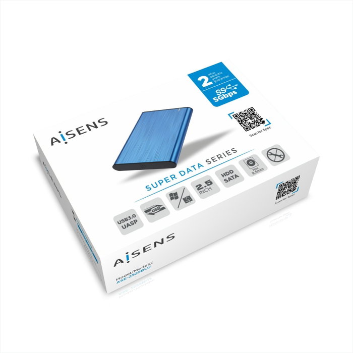 Aisens ASE-2525BLU Caja Externa 2.5 pulg. Azul Aisens ASE-2525BLU Caja Externa 2.5 pulg. Azul